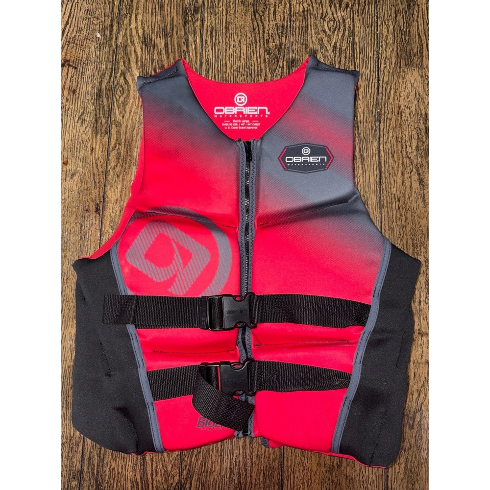 The O'Brien Men's Flex V-Back Life Jacket Coast guard approved men's size Large